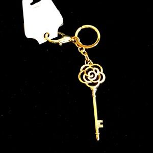 Keychain/Purse Chain Black with Crystals.